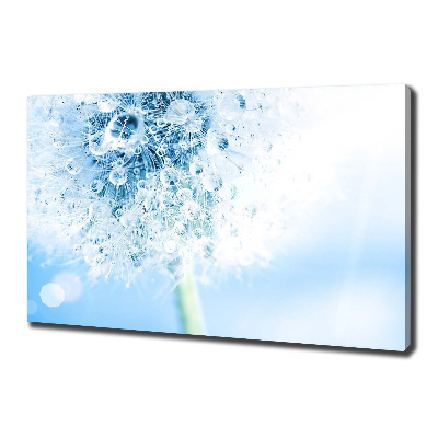 Cuadro canvas moderno de gran formato horizontal Diente de león