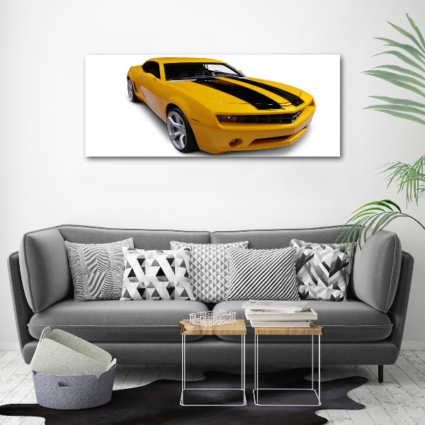 Cuadro canvas moderno de gran formato horizontal Coche deportivo