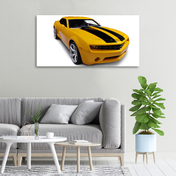 Cuadro canvas moderno de gran formato horizontal Coche deportivo
