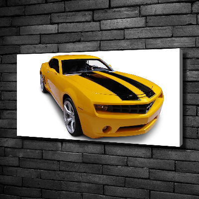 Cuadro canvas moderno de gran formato horizontal Coche deportivo