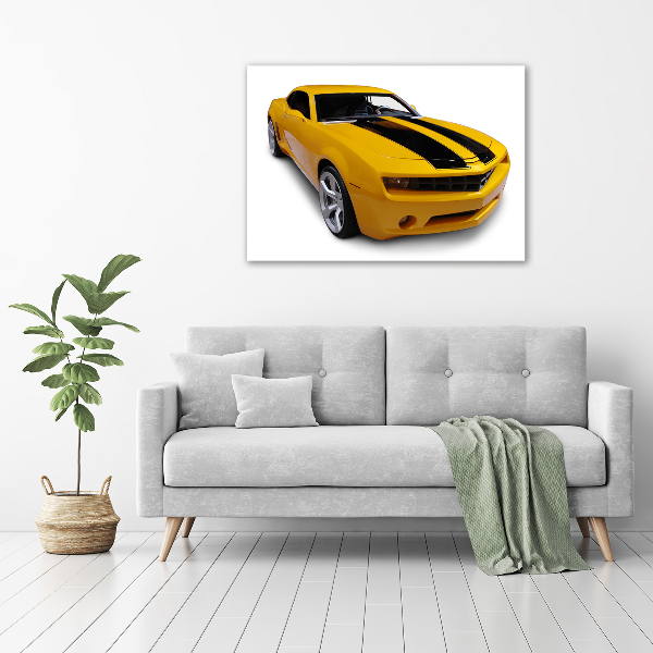 Cuadro canvas moderno de gran formato horizontal Coche deportivo