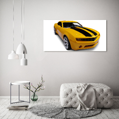 Cuadro canvas moderno de gran formato horizontal Coche deportivo