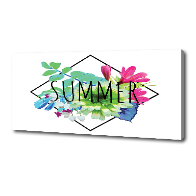 Cuadro canvas con impresión uv duradera horizontal Verano