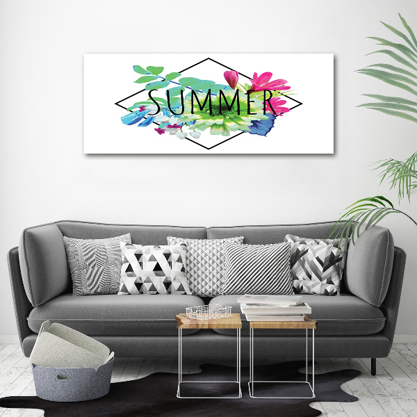 Cuadro canvas con impresión uv duradera horizontal Verano