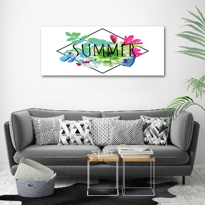 Cuadro canvas con impresión uv duradera horizontal Verano