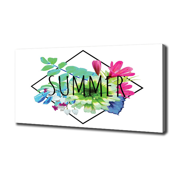 Cuadro canvas con impresión uv duradera horizontal Verano