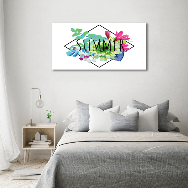 Cuadro canvas con impresión uv duradera horizontal Verano