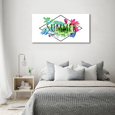 Cuadro canvas con impresión uv duradera horizontal Verano