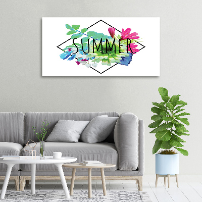 Cuadro canvas con impresión uv duradera horizontal Verano