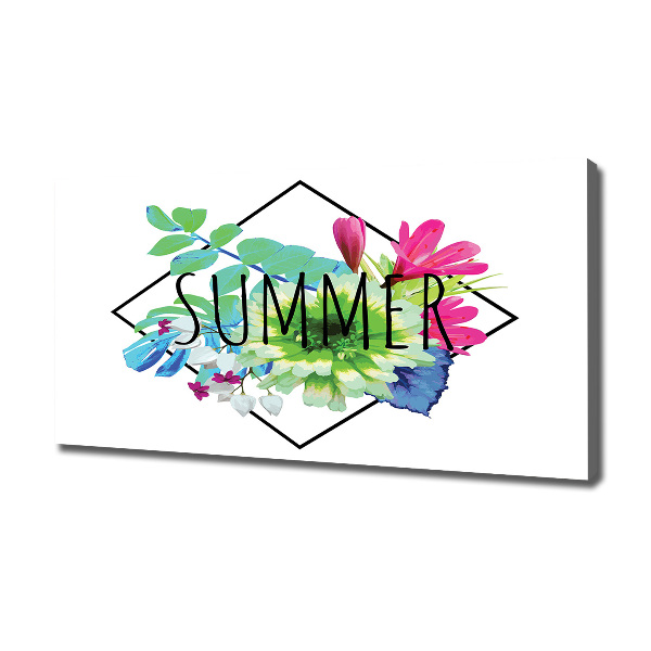 Cuadro canvas con impresión uv duradera horizontal Verano