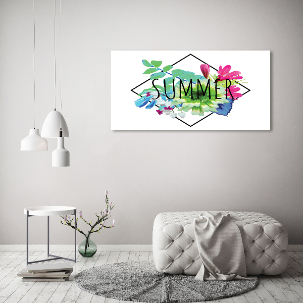 Cuadro canvas con impresión uv duradera horizontal Verano