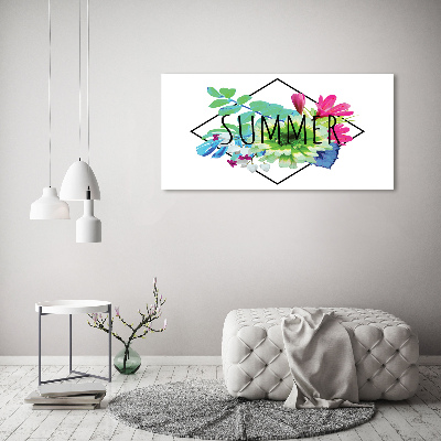 Cuadro canvas con impresión uv duradera horizontal Verano