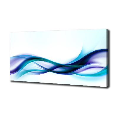 Fotocuadro en lienzo de alta calidad horizontal Ondas abstractas