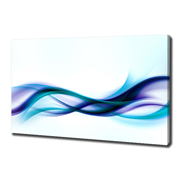 Fotocuadro en lienzo de alta calidad horizontal Ondas abstractas