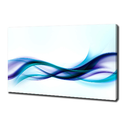 Fotocuadro en lienzo de alta calidad horizontal Ondas abstractas