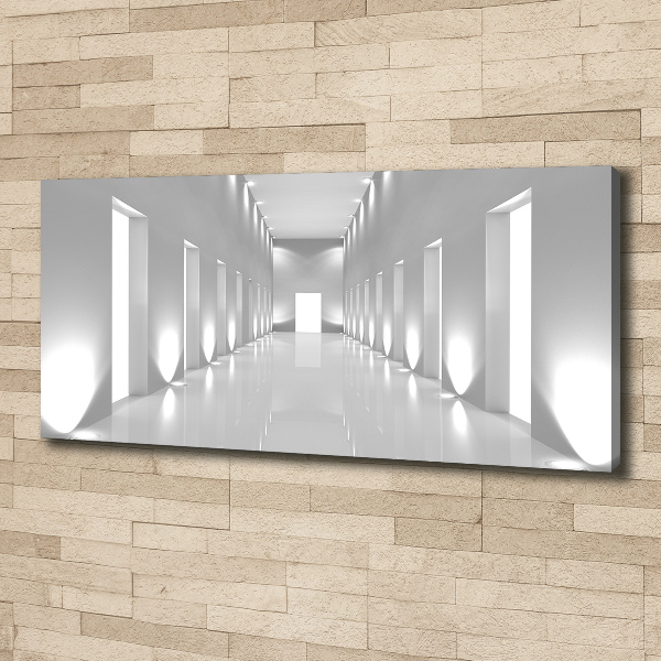 Cuadro canvas moderno de gran formato horizontal Corredor