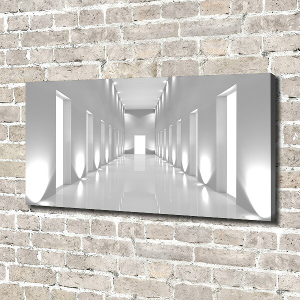 Cuadro canvas moderno de gran formato horizontal Corredor