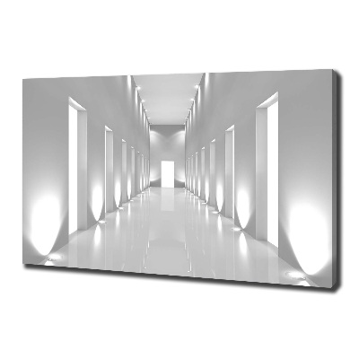 Cuadro canvas moderno de gran formato horizontal Corredor