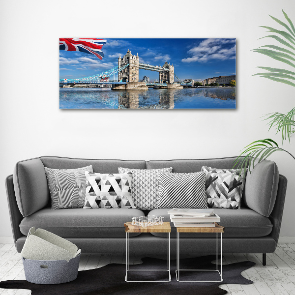 Cuadro canvas con impresión uv duradera horizontal Puente de la Torre de Londres