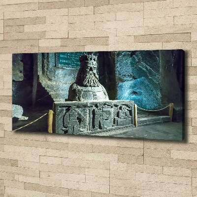 Foto en lienzo con acabado profesional horizontal Mina de sal