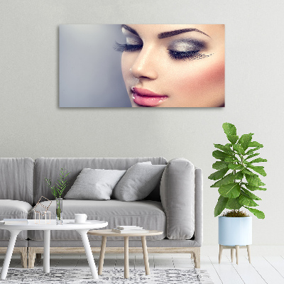 Cuadro canvas con impresión uv duradera horizontal Maquillaje perfecto