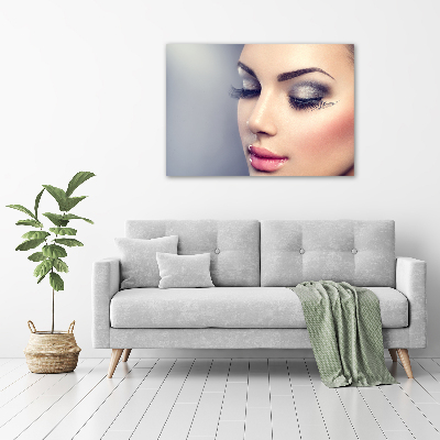 Cuadro canvas con impresión uv duradera horizontal Maquillaje perfecto