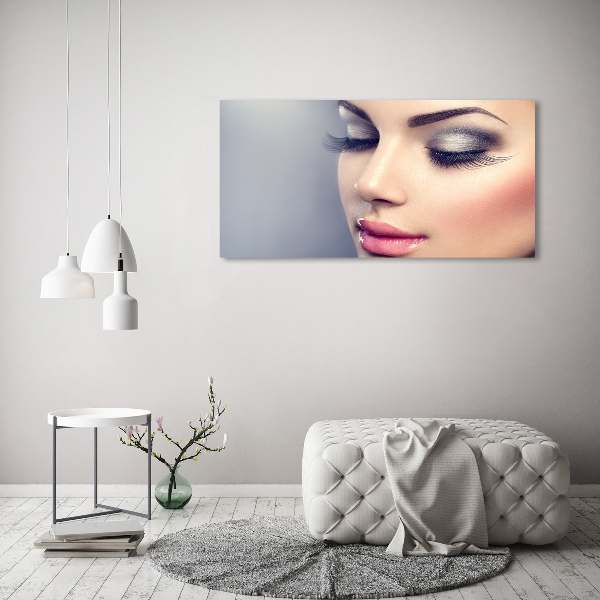 Cuadro canvas con impresión uv duradera horizontal Maquillaje perfecto