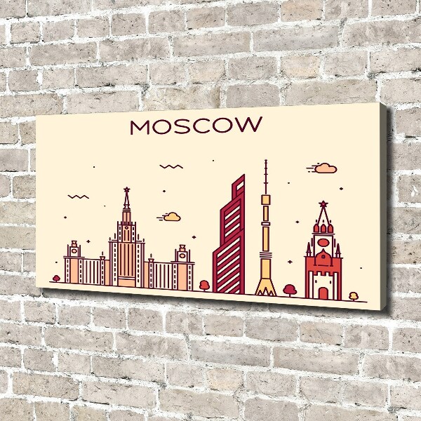 Foto obraz na płótnie Moskwa budynki