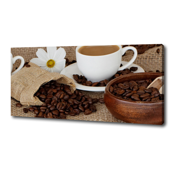 Foto en lienzo con acabado profesional horizontal Café con leche