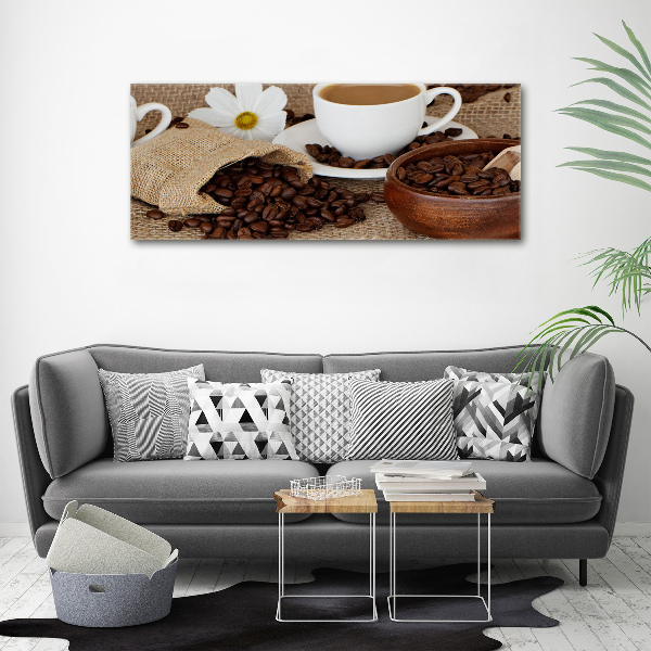 Foto en lienzo con acabado profesional horizontal Café con leche