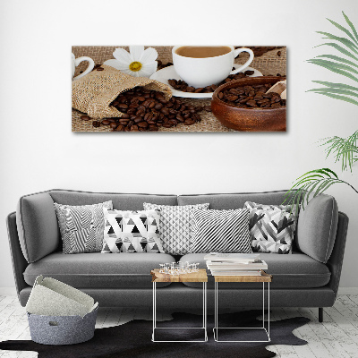 Foto en lienzo con acabado profesional horizontal Café con leche