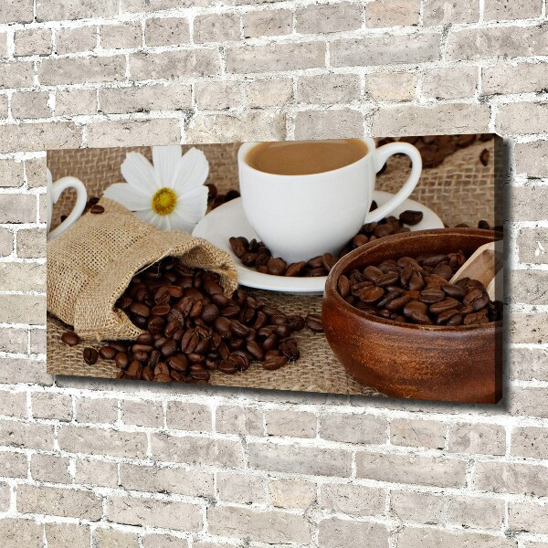 Foto en lienzo con acabado profesional horizontal Café con leche