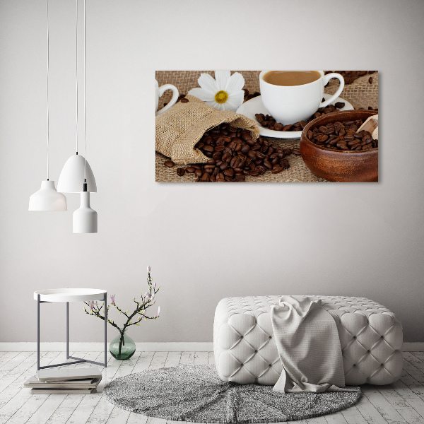 Foto en lienzo con acabado profesional horizontal Café con leche