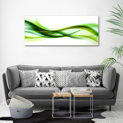 Cuadro canvas con impresión uv duradera horizontal Ondas abstractas