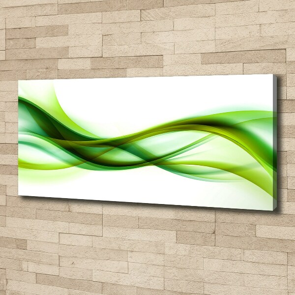 Cuadro canvas con impresión uv duradera horizontal Ondas abstractas