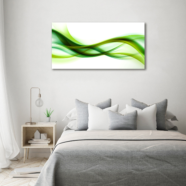 Cuadro canvas con impresión uv duradera horizontal Ondas abstractas