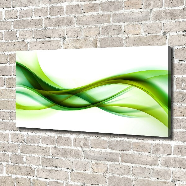 Cuadro canvas con impresión uv duradera horizontal Ondas abstractas
