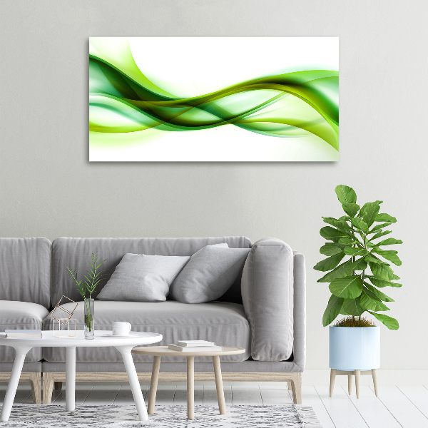 Cuadro canvas con impresión uv duradera horizontal Ondas abstractas