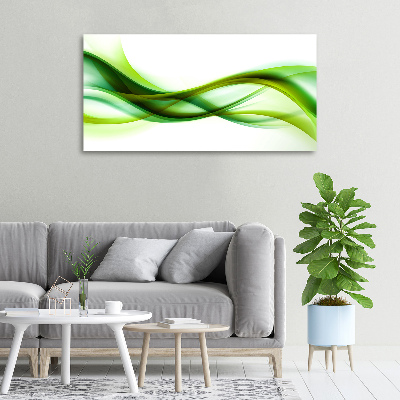Cuadro canvas con impresión uv duradera horizontal Ondas abstractas