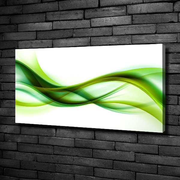 Cuadro canvas con impresión uv duradera horizontal Ondas abstractas