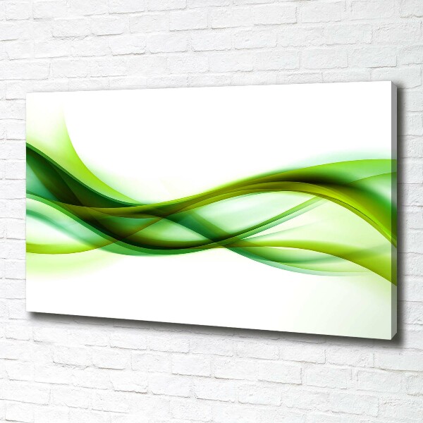Cuadro canvas con impresión uv duradera horizontal Ondas abstractas