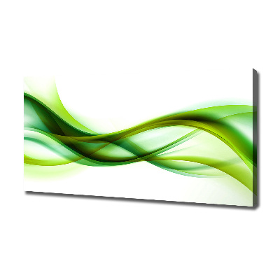 Cuadro canvas con impresión uv duradera horizontal Ondas abstractas