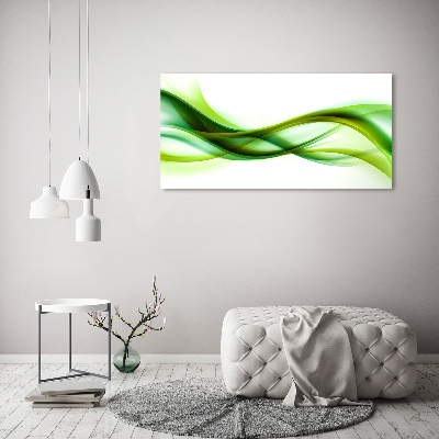 Cuadro canvas con impresión uv duradera horizontal Ondas abstractas