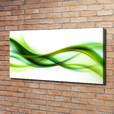 Cuadro canvas con impresión uv duradera horizontal Ondas abstractas