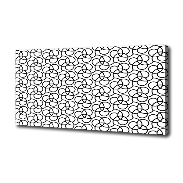 Cuadro canvas con impresión uv duradera horizontal Fondo geométrico
