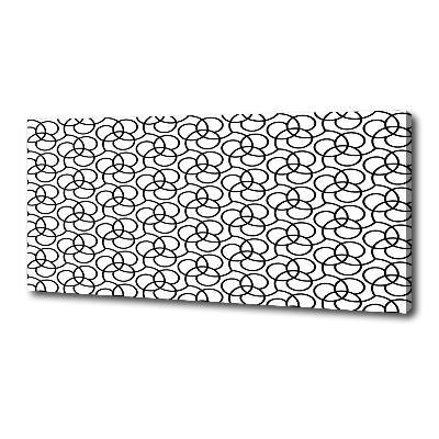 Cuadro canvas con impresión uv duradera horizontal Fondo geométrico