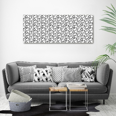 Cuadro canvas con impresión uv duradera horizontal Fondo geométrico