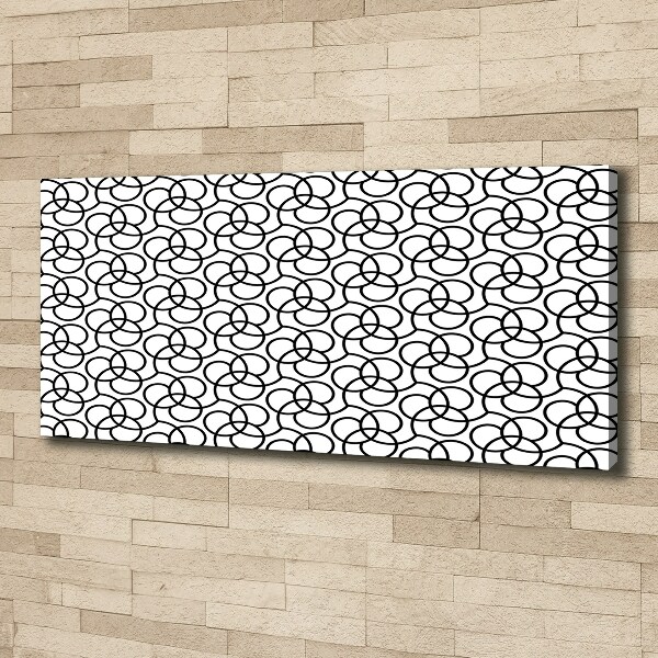 Cuadro canvas con impresión uv duradera horizontal Fondo geométrico