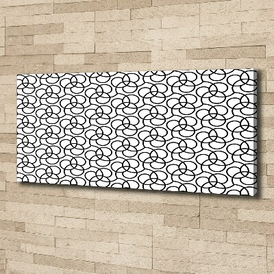 Cuadro canvas con impresión uv duradera horizontal Fondo geométrico