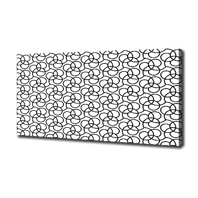 Cuadro canvas con impresión uv duradera horizontal Fondo geométrico